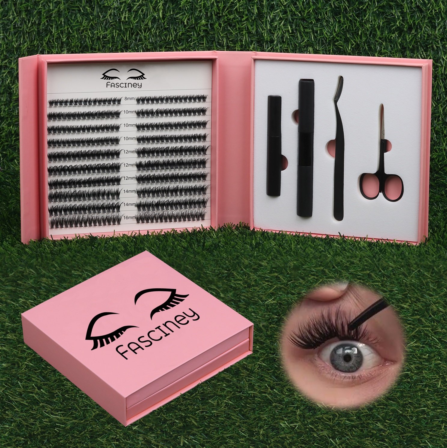 DIY Lash Extension Kit Private Label Mink Cluster Lash Cluster Kit